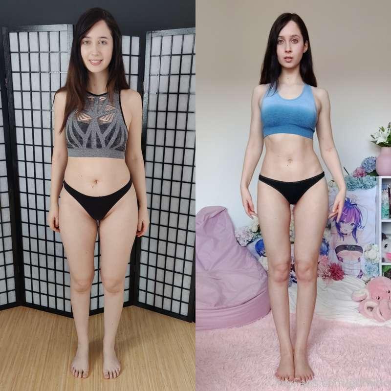 something different today, left pic was start January, right..