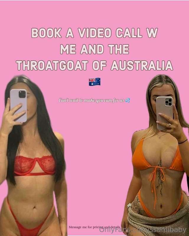 EVER WANTED TO VIDEO CALL ME? 😏

How about I sweeten the dea..