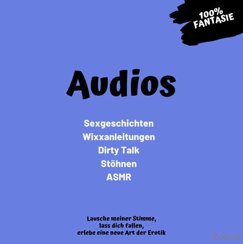 ***AUDIOS***

Es wird Zeit für dich eine Audio von mir zu hö..