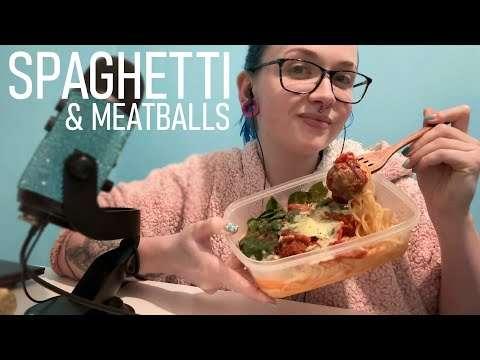 📣 EARLY ACCESS 📣 ASMR Eating Spaghetti & Homemade Meatballs 🍝