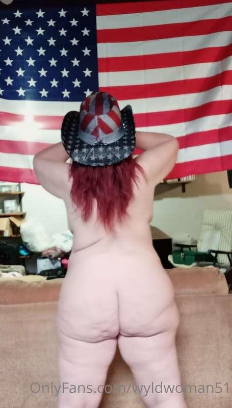 Was cleaning my basement and saw our flag and was feeling ve..