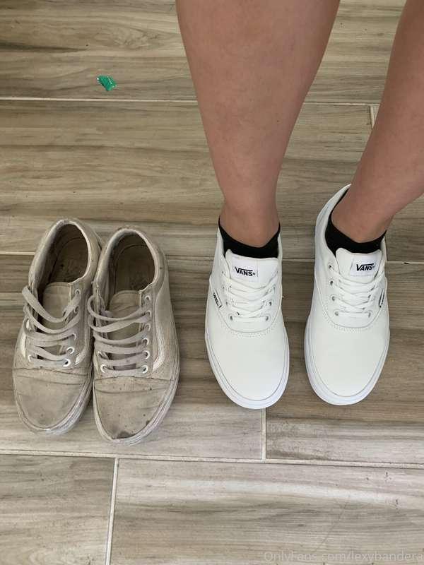 Finally got a new pair of shoes to replace my old worn and s..