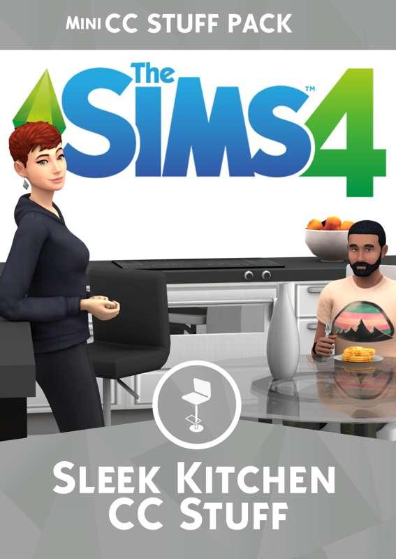 Sleek Kitchen CC Stuff (Old Pack)