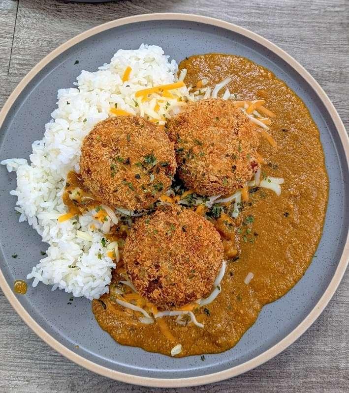 DIY Coco Curry + Potato Croquette