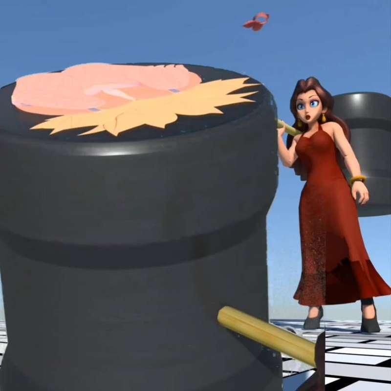 PaulinexPeach(3D animation)