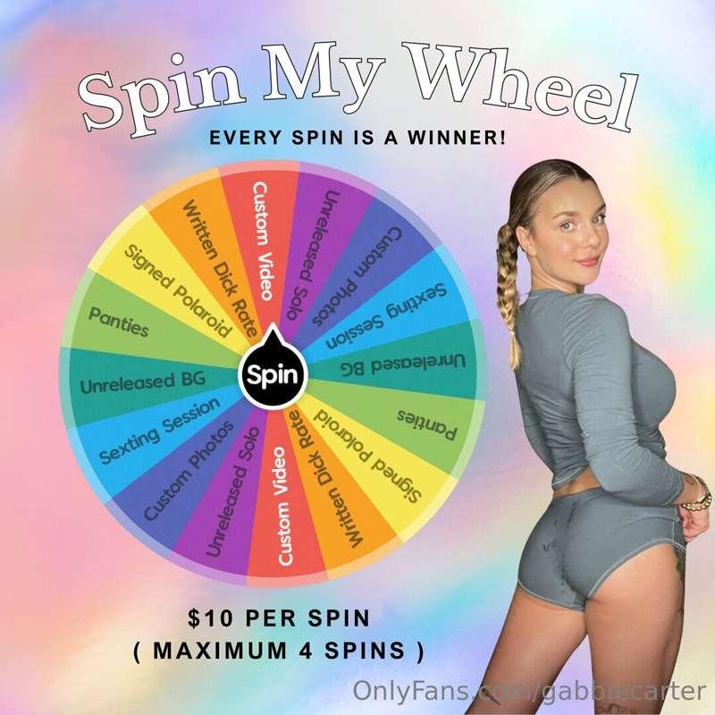 ***Spin My Wheel 🎡***
*Prizes Include: Custom Video - Unrele..