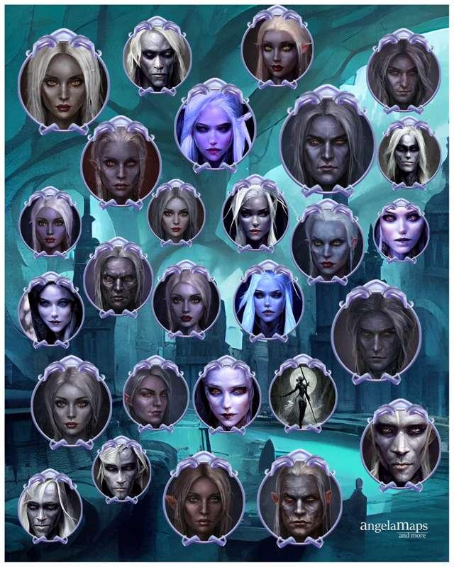 Drow Art Pack