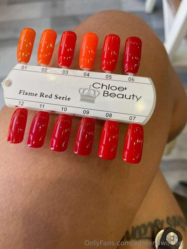 Pedi time! Pick a colour for your Queen! 🦶You might just be ..