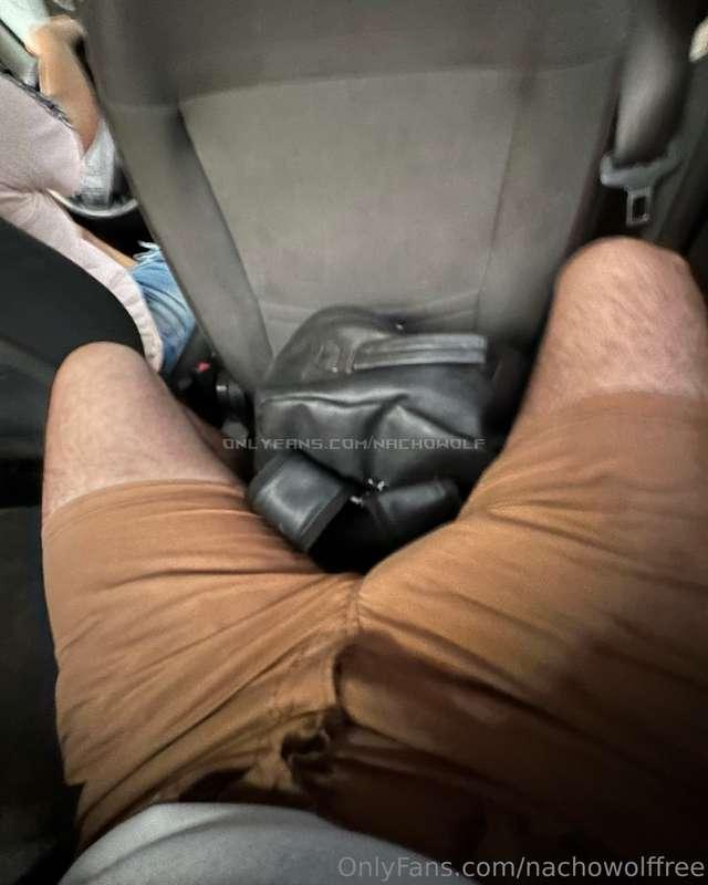 My cock got very hard while traveling on the Uber and the gu..