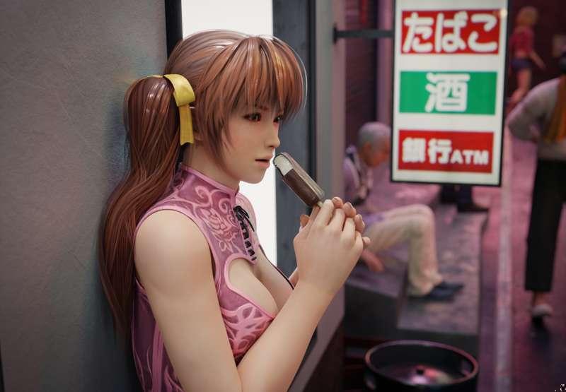 Kasumi - Eating Ice cream!
