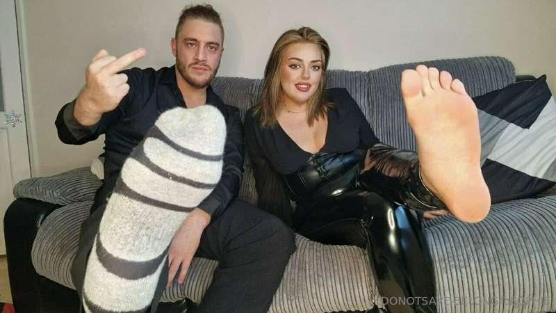 Get to work slut! Worship our feet 🥾