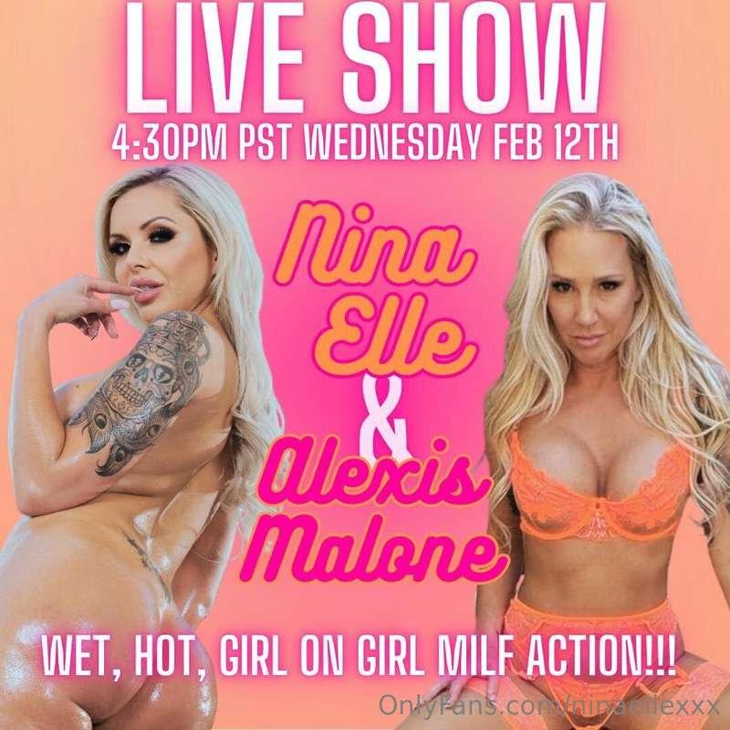 💋GG LIVE SHOW WEDNESDAY 430PM PST💋Alexis Malone and I are go..