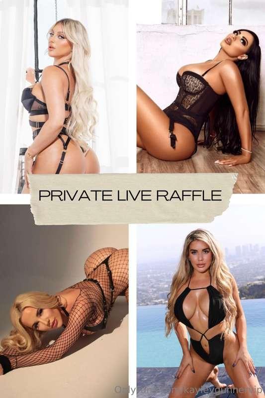 ## 📣 ***Private Live Raffle!***
My besties & I want to give ..