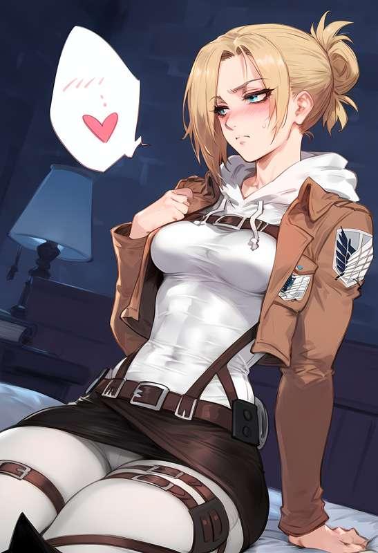 Shiroko Terror (Blue Archive)  | Rita Rossweisse (Honkai impact 3rd) | Annie Leonhardt (Attack on Titan) [Requests]