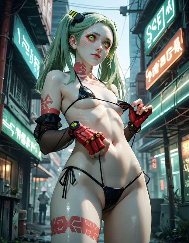 Teaser: Rebecca from Cyberpunk Edgerunners ❤️‍🔥 [ Sexy collection ]