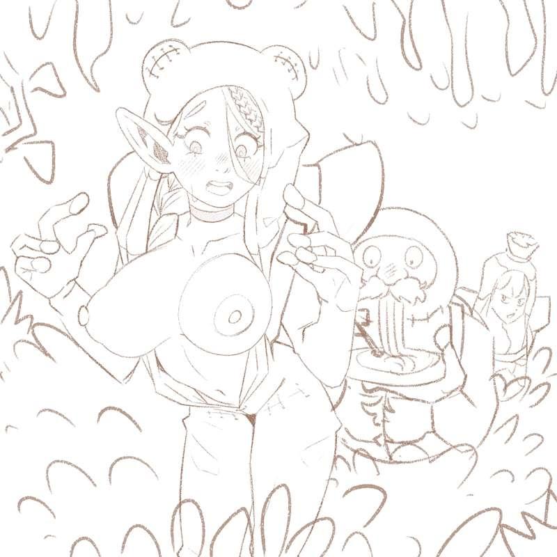Frogcille's outfit malfunction WIP 