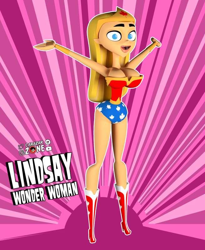 LINDSAY WONDER WOMAN