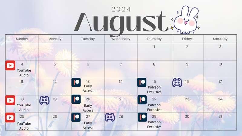 August Calendar!