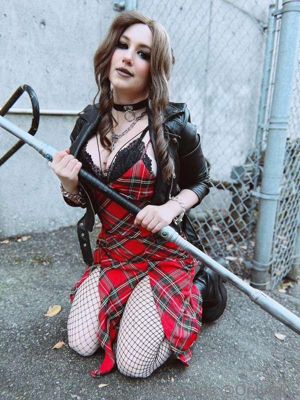Dark Aerith. She prolly sells drugs instead of flowers lol. ..