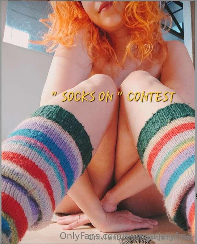 " SOCKS ON " CONTEST

- One round that lasts 5️⃣ days
- Priz..
