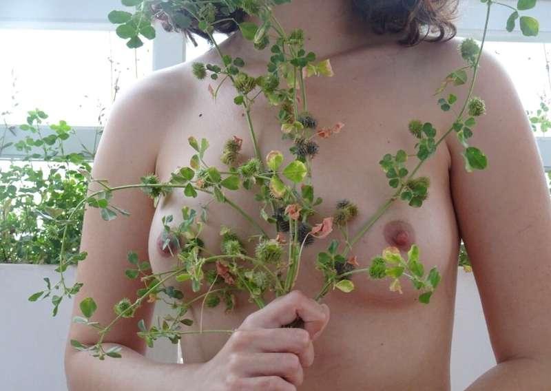 Let me blend in with nature and my nudity. With my deepest e..