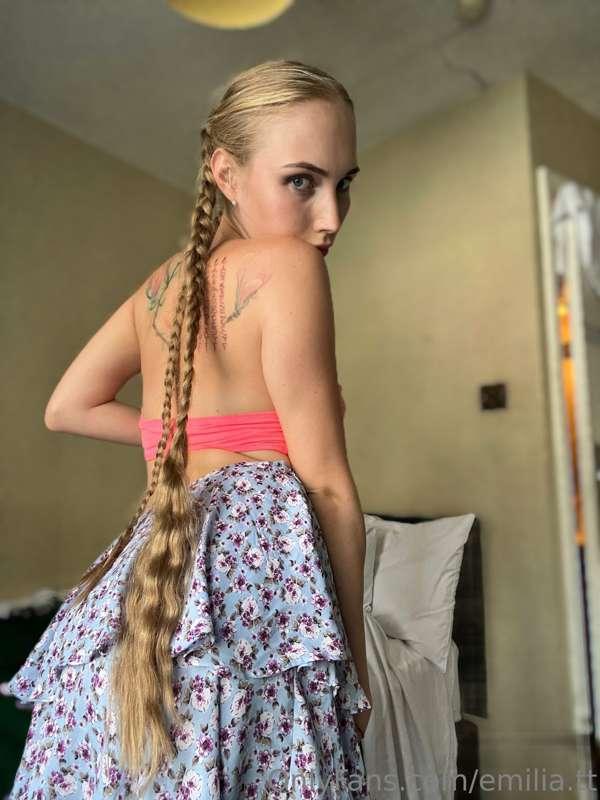 You like my braids, don't you? Do you find them cheeky or cu..