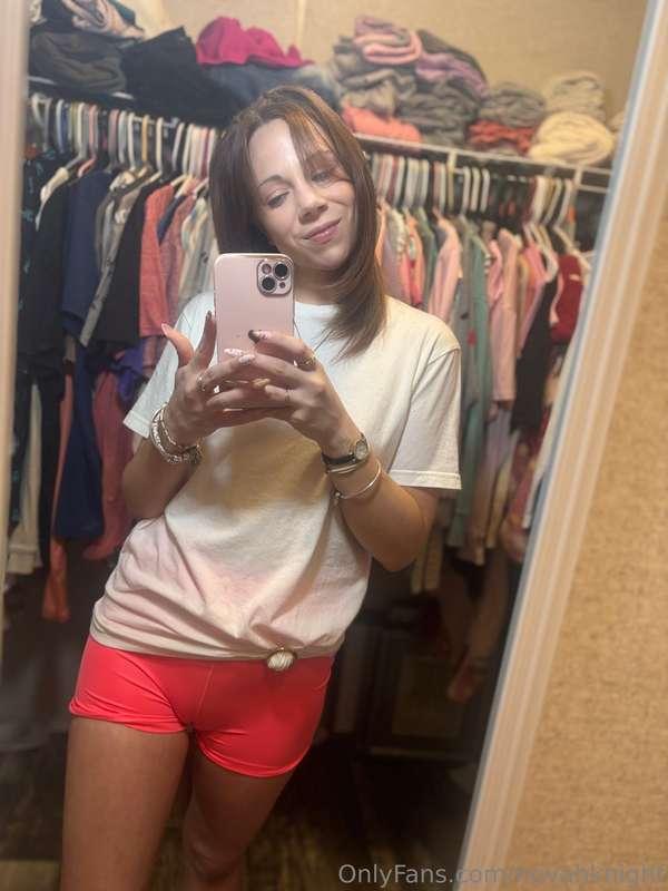 Teasing you in my closet 🤭😜