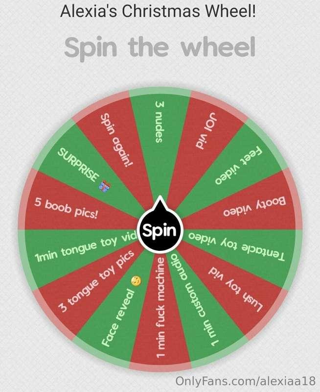 🎄 Christmas edition 🎄 

Spin the wheel fun! Try out your luc..