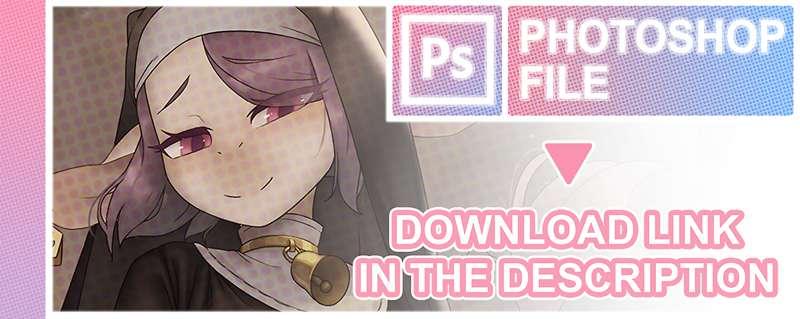 Nun Latte : Photoshop File
