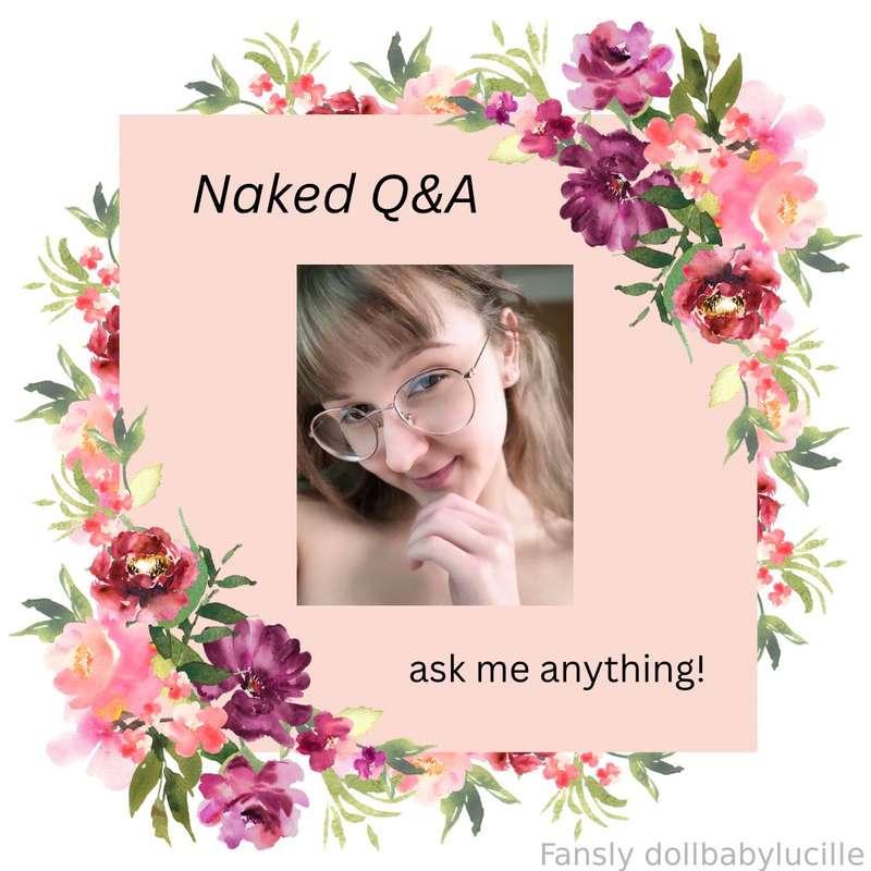 hello friends 🪵🌸

stay tuned for my Naked Q&amp;A video I will be posting later this evening!!!  I got some really great questions , that I am excited to answer for you 🖤

xoxo 
Lucy