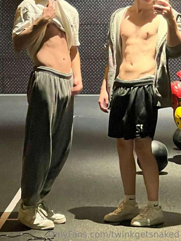 if only we could get naked at the gym