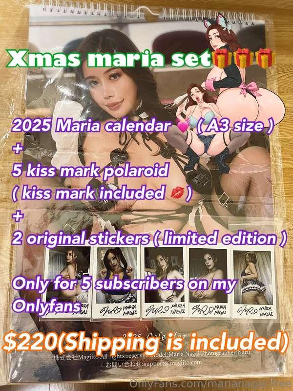 Hi💓💓💓Thank you for waiting.Xmas maria set🎁🎁🎁💋💋💋2025 maria ca..