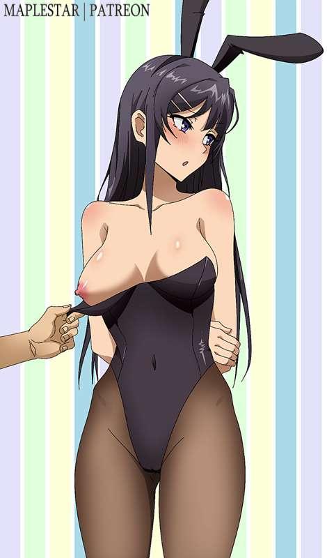 Mai Sakurajima Peek Pinup!  (NSFW)