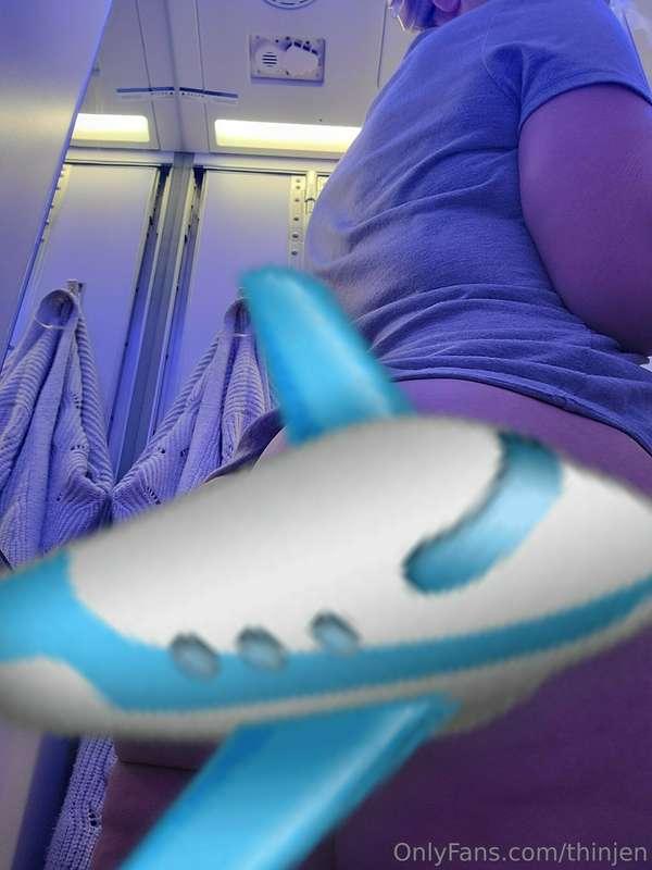 Took a naughty plane bathroom juicy ass pic. Had to share. I..