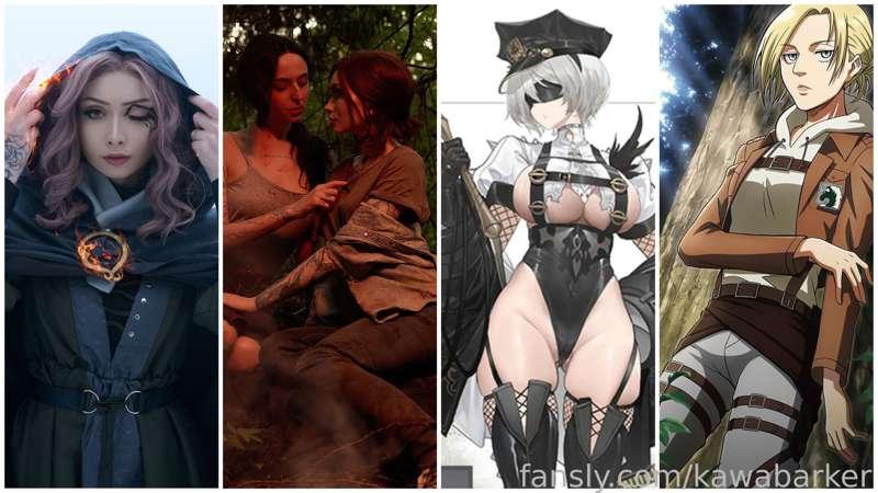 Main rewards of this month:
🔥 Melina from Elden Ring - available for Mars tier and higher, date release is 1th September 
🔥 Ellie WIlliams and Dina from The last of us 2 - available for all subs - date release is 6th September
🔥 2b from Nier Automata latex cop version - available for Venus tier and higher - date release is 13th September
🔥 Annie Leonhart from Attack on Titan - available for all subs - date release is 20th September