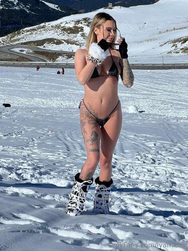 Frozen paradise, but I’m pure fire 🔥❄