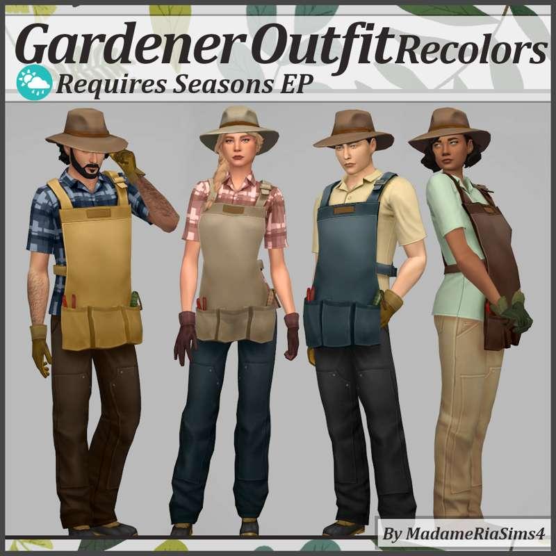 Gardener Outfit Recolors