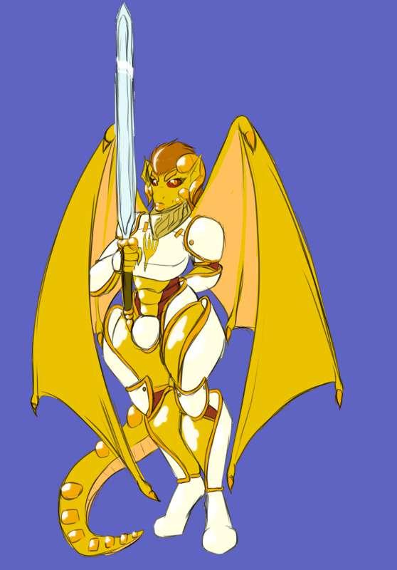 Buttercup the dragon