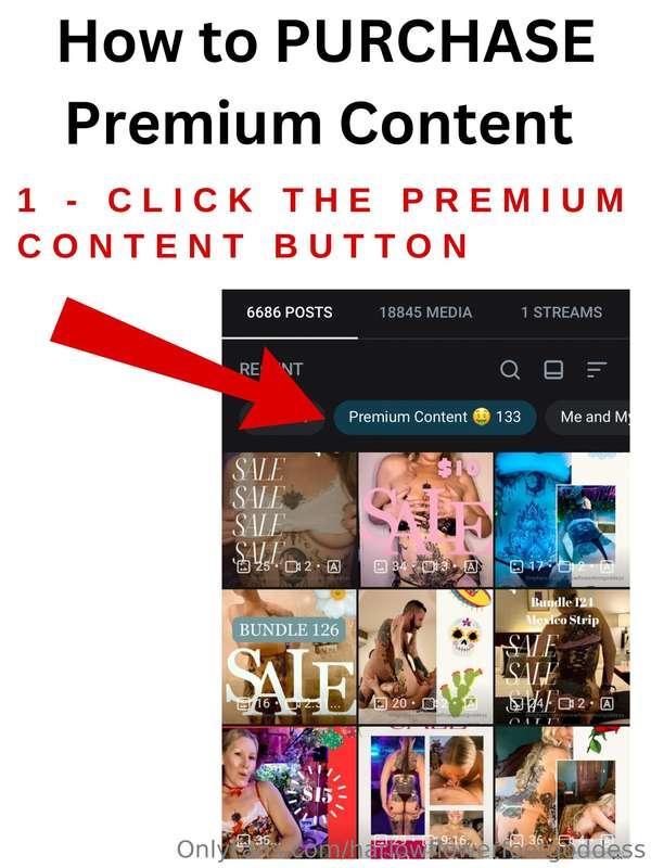 How to PURCHASE 🔓PREMIUM CONTENT 🎬