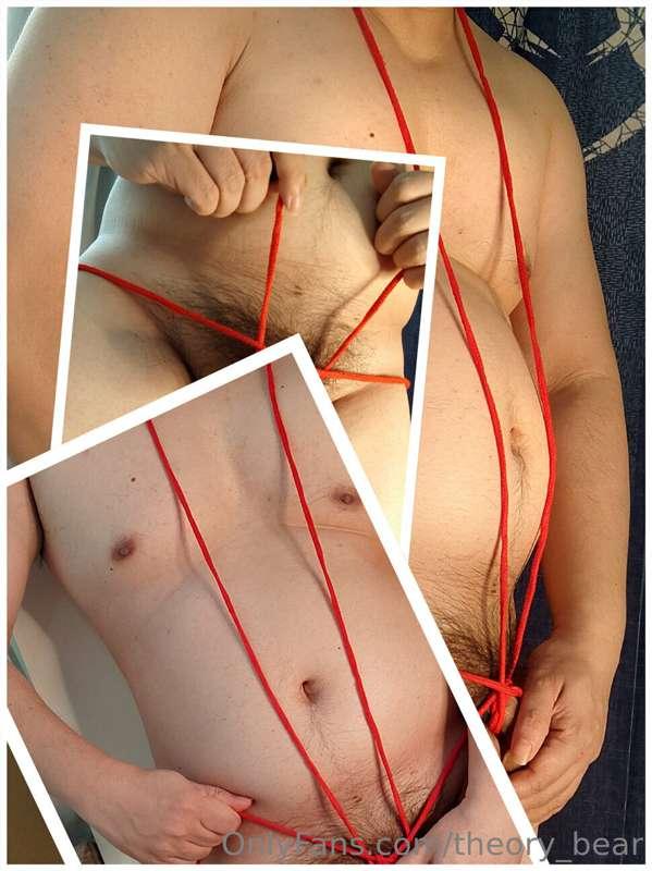8 photos of me in nothing but a red rope lol. *No sex or har..