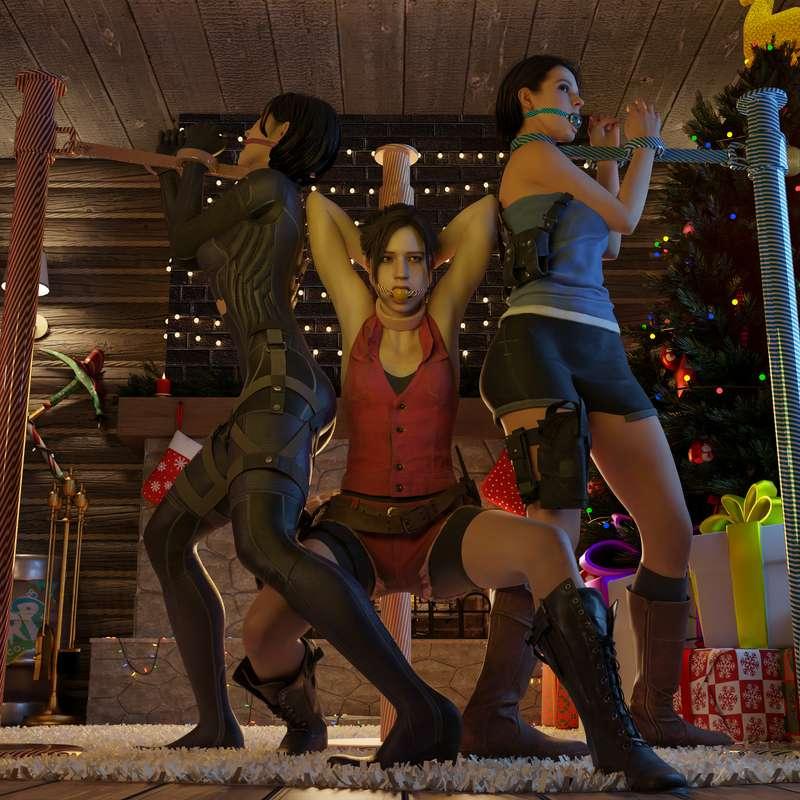 Merry Christmas from Jill, Ada and Claire