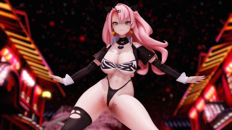 【MMD Shorts】 Zenless Zone Zero [Thicc] Nicole - Roll'n Rock [Ecchy Version]