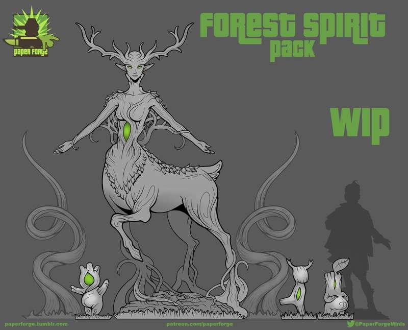 Forest Spirit sketches!