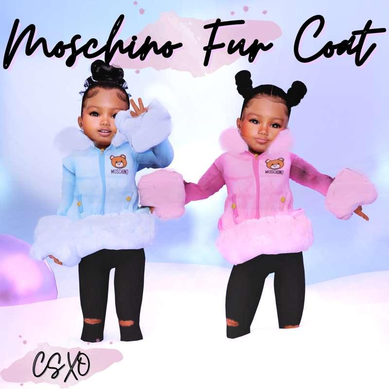 Moschino Fur Coat 