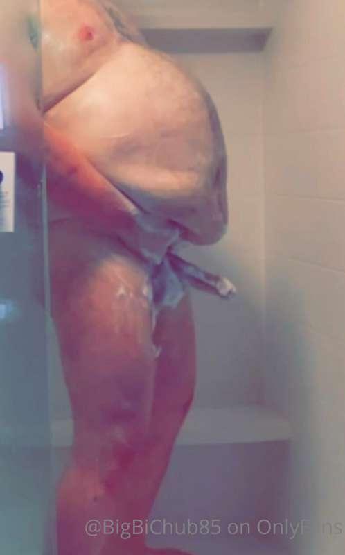 All lathered up in the shower, ready for some hot shower sex..