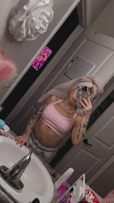 🍒✨🥵 got the tittes pierced