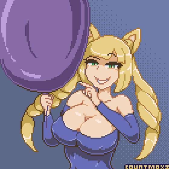 Comm: Balloon Cat Girl 1 