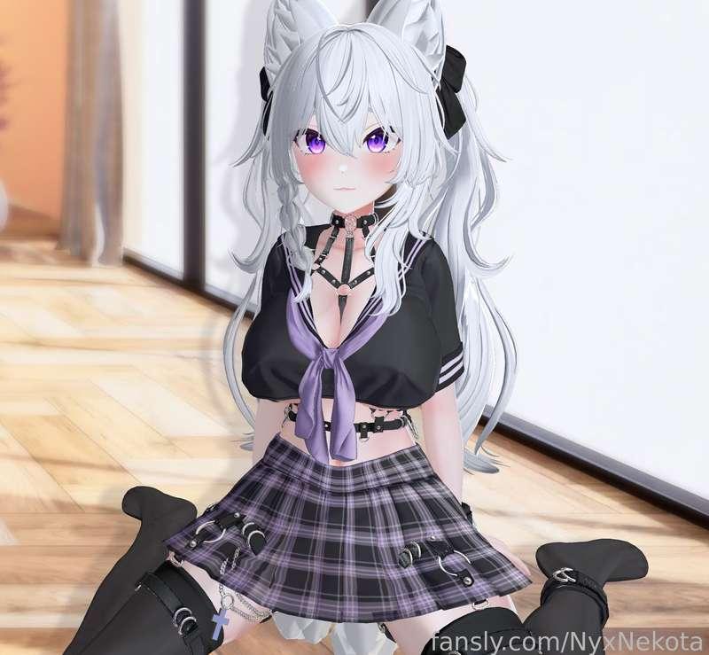 Wanna see what's under my skirt?