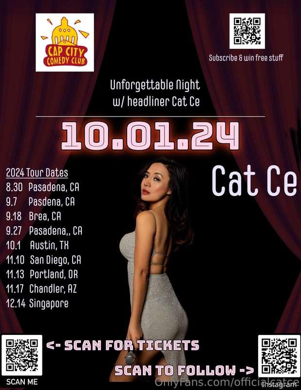 Texas, are you ready? I'm coming to Austin to headline at Ca..