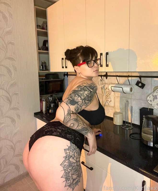 What will you choose ) fuck me while I make dinner, or wait until after dinner and fuck me afterwards?